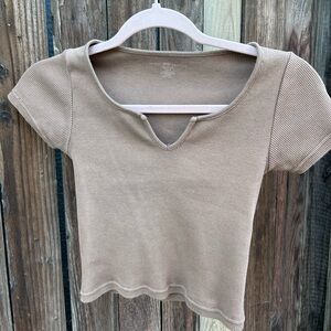 brown brandy melville top